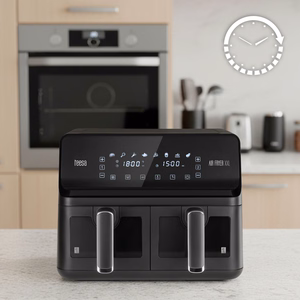 TEESA AIR FRYER DUAL POT XXL kuumaõhufritüür, 8 l, 2700 W