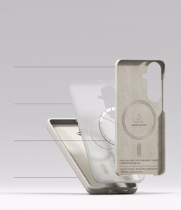 Ringke Silikoon MagSafe Ümbris for Samsung Galaxy S26+ - beež