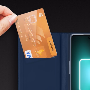 Dux Ducis Skin Pro Ümbris jaoks Realme GT Neo 5 / Realme GT3 Flip Cover Card Wallet Stand must