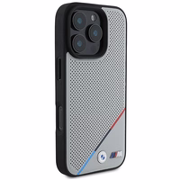 BMW M Perforated Tricolor Line MagSafe Ümbris jaoks iPhone 16 Pro - hall