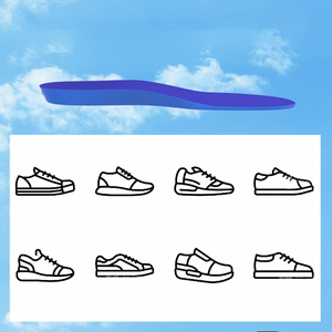Shoe inserts - protective ümbris jaoks AirTag (155mm-170mm) - sinine