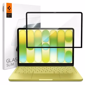 Spigen Glas.tR Slim FC karastatud klaasist ekraanikaitse MacBook Neo 13" 2026 jaoks, must