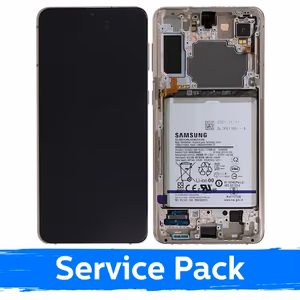 LCD ekraan ühilduv Samsung G996 S21 Plus raamiga / Phantom Violet / (Service Pack) + koos akuga