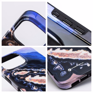 Ümbris jaoks iPhone 16 PRO Forcell F-Protect Mirage compatible with Magsafe Military Drop-Test kuldne island