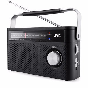 JVC RA-E315B – kaasaskantav raadio, must