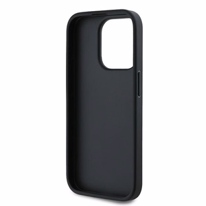 Karl Lagerfeld Diagonal Quilted Script ümbris jaoks iPhone 15 Pro - must