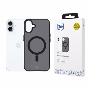 3mk Smoke MagCase with MagSafe jaoks iPhone 16 Plus - semi-läbipaistev