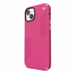 Speck Presidio2 Grip MagSafe ümbris seadmele iPhone 14 Plus, libisemiskindla haardega, Digital Pink / Blossom Pink / White värvikombinatsioon