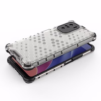 Honeycomb Case soomuskaitse TPU kaitsekattega Xiaomi Redmi K40 Pro+ / K40 Pro / K40 / Poco F3 läbipaistev