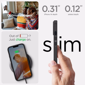 Spigen Ultra Hybrid iPhone 14 Plus ümbris - matt must