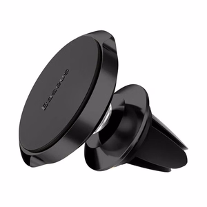 Universal car phone holder Baseus SUER-A01 for using on ventilation grille, magnetic fixing, black