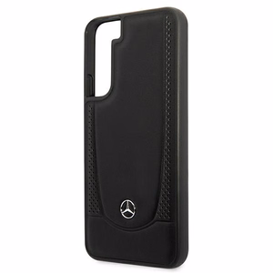 Mercedes nahast Urban Line ümbris Samsung Galaxy S22+ jaoks - must