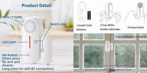 TUYA Door / Window Sensor, Wi-Fi