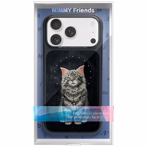 Nimmy Lucky Fashion Cat MagSafe ümbris iPhone 17 Pro must