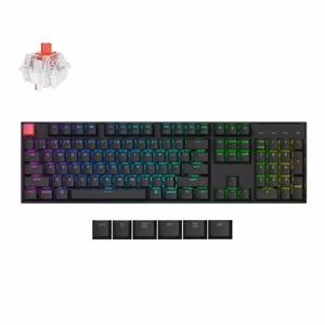 Juhtmevaba klaviatuur KEYCHRON K10 RGB must