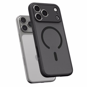 Spigen Ultra Hybrid Mag Чехол совместимый с MagSafe для iPhone 17 Pro Frost чёрный