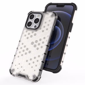 Honeycomb Case soomuskaitse TPU kaitsekattega iPhone 13 Pro jaoks punane