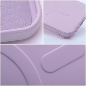 SILICONE MAG COVER (big hole) Ümbris compatible with MagSafe jaoks IPHONE 17 Pro roosa