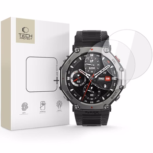 Tech-Protect Glass Fit+ 2-pack Karastatud klaas Amazfit T-Rex 3 Pro 48mm - läbipaistev
