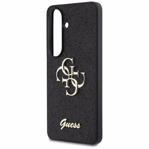 Guess Fixed Glitter Big 4G Metal Logo case for Samsung Galaxy S26 - black