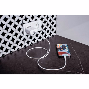 Phone laadija Forcell F-Energy USB C QC4.0 PD 3A 20W + kaabel USB C to Lightning TFK-TC-20WPD valge