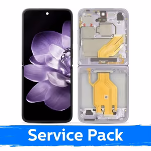 LCD-дисплей, совместимый с Xiaomi Mix Flip, с рамкой / фиолетовый / (сервисный комплект)
