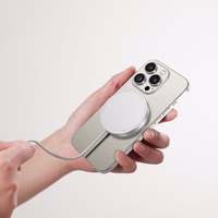 Tech-Protect QI15W-A30 MagSafe Induktiivne Laadija koos USB-C Kaabel - hõbedane