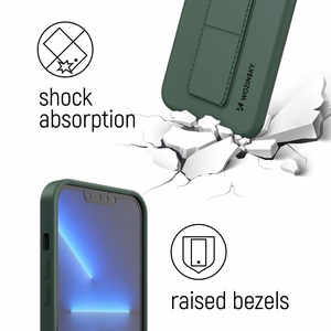 Wozinsky Kickstand Case silikoonist ümbris koos statiiviga Xiaomi Poco M4 Pro 5G punane