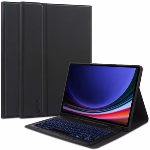 Tech-Protect SC Pen + Keyboard Ümbris with Keyboard jaoks Samsung Galaxy Tab S9 FE+ 12.4" X610 / X616B - must