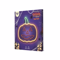 Neon PLEXI LED HAPPY PUMPKIN oranž roheline FPNE10 Forever Light