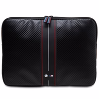 BMW Carbon & punane Stripe ümbris jaoks a 14" laptop - must