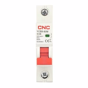 CNC YCB9-80M C16 kaitselüliti, 1P, 6 kA
