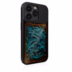 STM Reveal Warm MagSafe ümbris seadmele iPhone 15 Pro Max, Black Realm värvitoonis