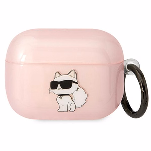 Karl Lagerfeld KLAPHNCHTCP чехол Airpods Pro розовый/розовый Ikonik Choupette