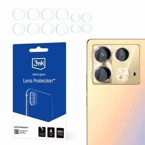 3mk Lens Protection™ Hybrid Camera Glass jaoks Infinix Note 40 - Clear