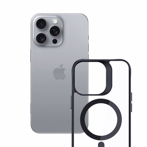 3mk Satin Armor MagCase with MagSafe iPhone 16 Pro Max - Clear with must Frame