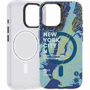 Benks Magnetic City New York Ümbris jaoks Iphone 16 Plus