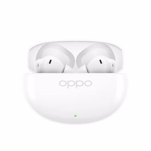 OPPO täiesti juhtmevabad kõrvaklapid Enco Air5 Bluetooth, kõrvasisesed, mikrofon, läikiv valge, müravähendus, juhtmevaba