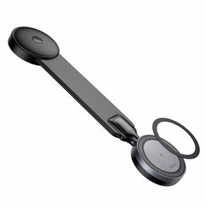 HOCO car Hoidja with Juhtmevaba charging jaoks center console compatible with MagSafe 15W HW29 must metal hall