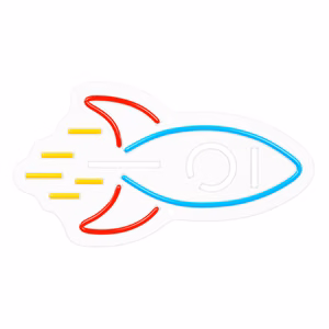 Neon PLEXI LED ROCKET multicolor NNE18 Neolia