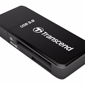 Transcend USB 3.0 mälukaardi lugeja must TS-RDF5K