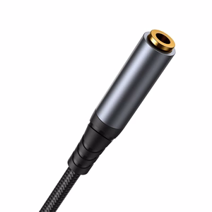 Joyroom stereo audio kaabel AUX 3.5 mm mini jack (male) - mini jack (female) 1.2 m must (SY-A09)