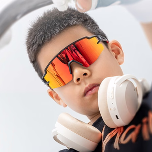 Rockbros laste polariseeritud jalgrattaprillid UV-kaitsega - mustad