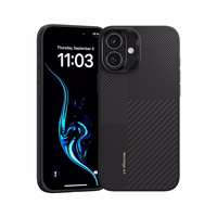 Benks Montage Magnetic Armor Pro Kevlar Ümbris Metal Frame 600D+1500D jaoks Iphone 16 Plus must