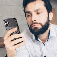 Thunder Ümbris jaoks iPhone 16 Plus Silicone Ümbris - Must