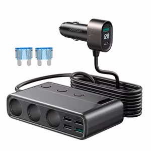 Car laadija Joyroom 9in1 154W 3x12V, PD USB Type-C, QC3.0 USB-A, 4xUSB-A JR-CL06