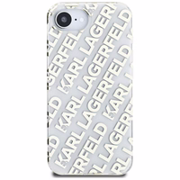 Karl Lagerfeld IML Repeat Logo iPhone 16e Ümbris - Kuldne