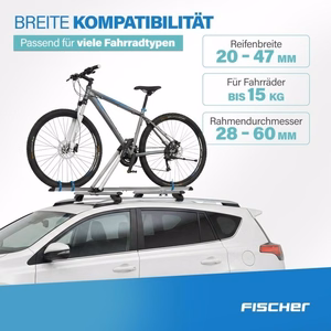 Katusele paigaldatav rattahoidik Fischer Xtreme