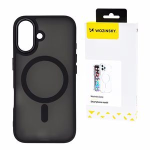 Wozinsky Fashion Ümbris MagSafe jaoks Samsung Galaxy S25 - must