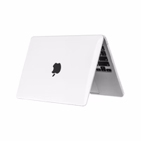 Tech-Protect SmartShell Ümbris jaoks MacBook Air 13" M2 / M3 / 2022-2024 - läbipaistev